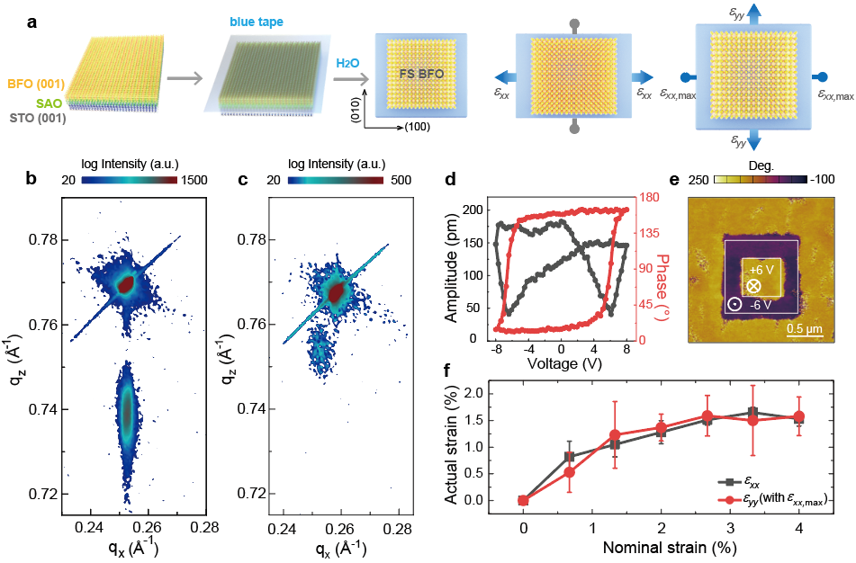 Low-dimensional Quantum Materials Group with Collaborators Have Made New Progress in Strain Control Research of Multiferroic Films